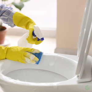 Maid-Serv recurring bathroom cleaning Utah tiles and grout